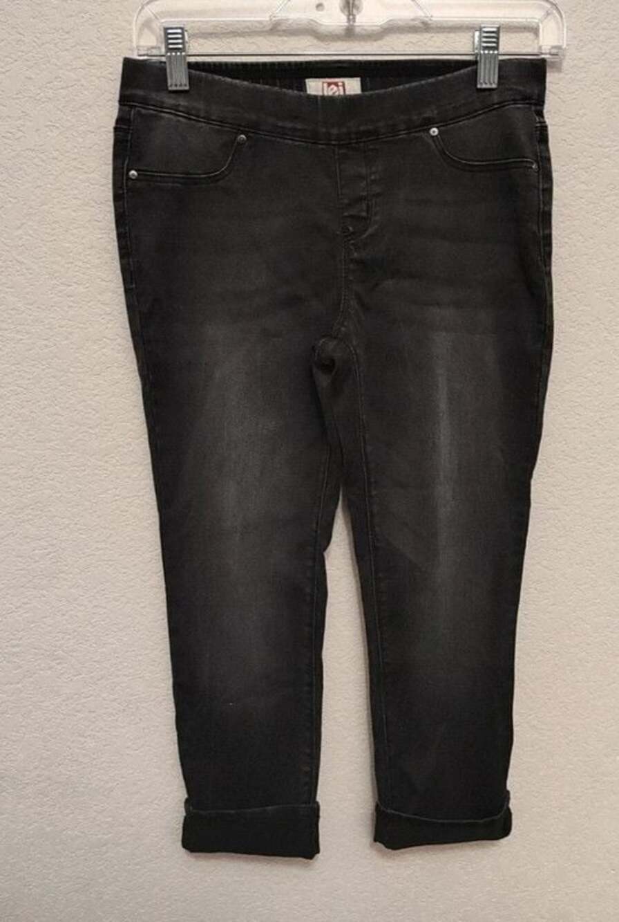 lei Capri black jean jeggings - Picture 1 of 7